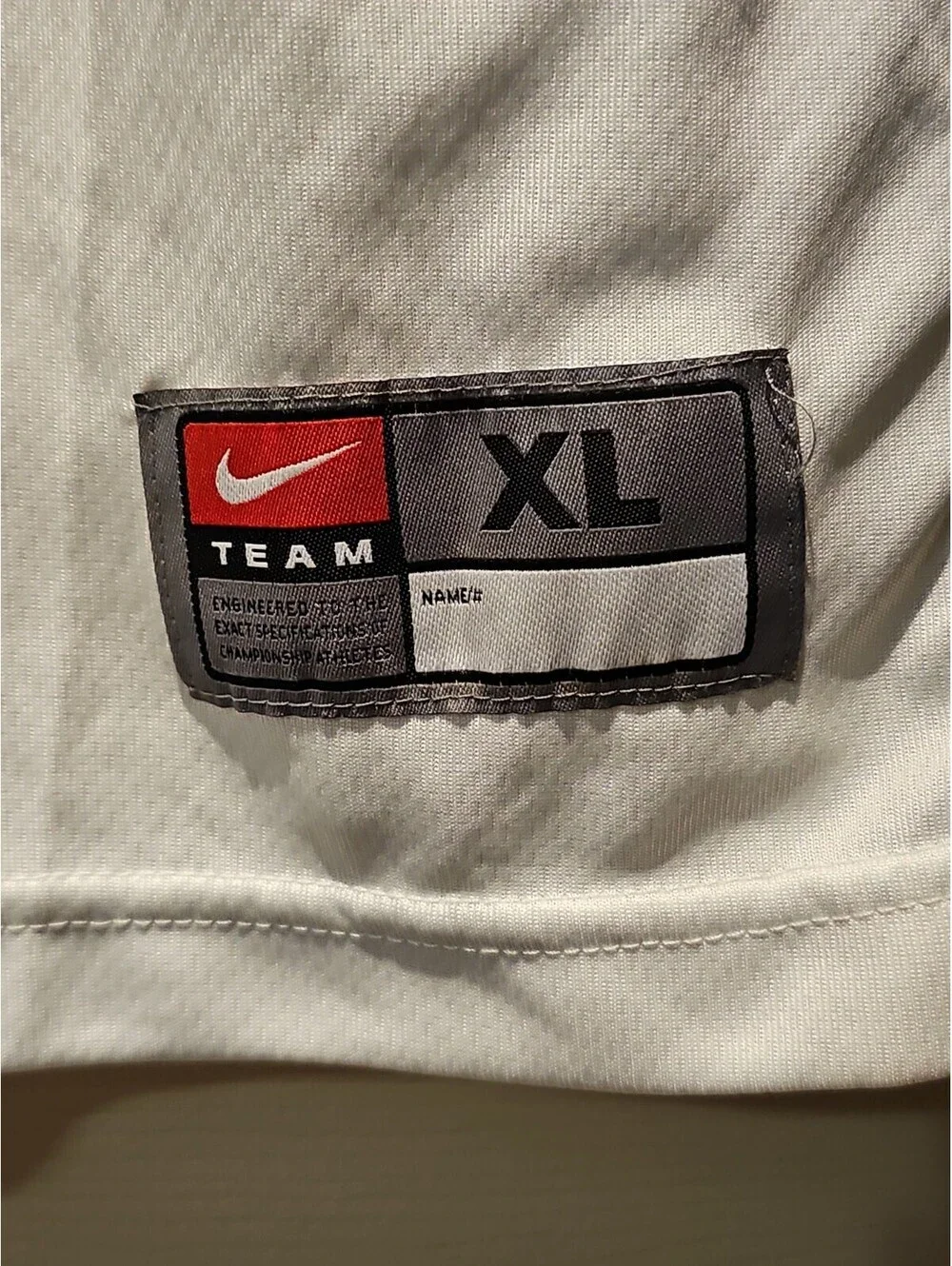 Nike Basketball Jersey Mens XL White Boys Town #43 Team Mesh Sleeveless